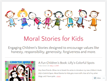 Tablet Screenshot of moralstories4kids.com